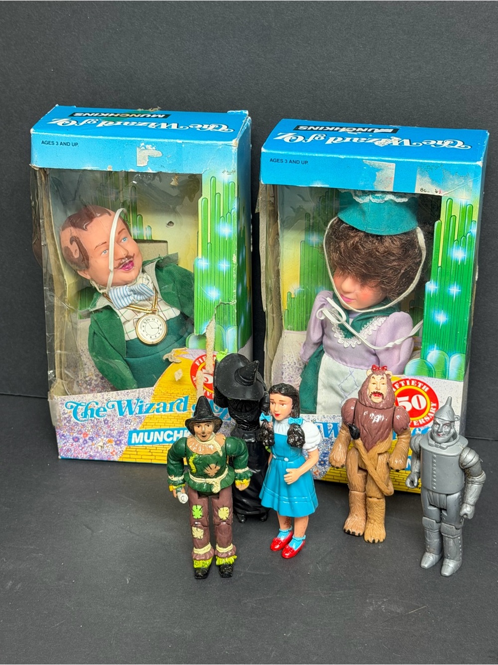Vintage 80’s Wizard of Oz Toys Figures Lot